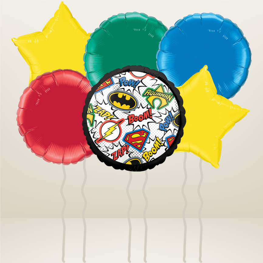 Superhero balloons best sale